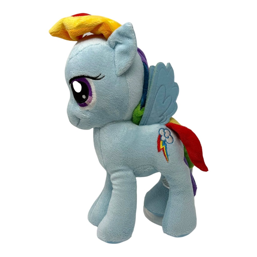 My Little Pony Rainbow Dash Plush Aurora World 2013 Hasbro Blue Pegasus Toy